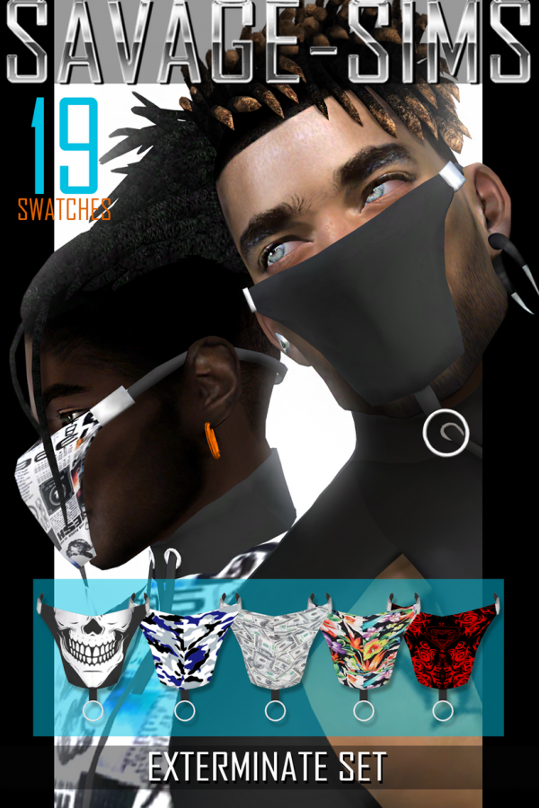 Alpha EXTERMINATE SET SIMS by simsfinds - The Sims 4 Custom Content