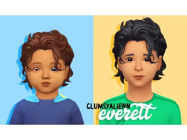 Maxis Match spring advent day 2 everett by clumsyalienn - The Sims 4 Custom Content