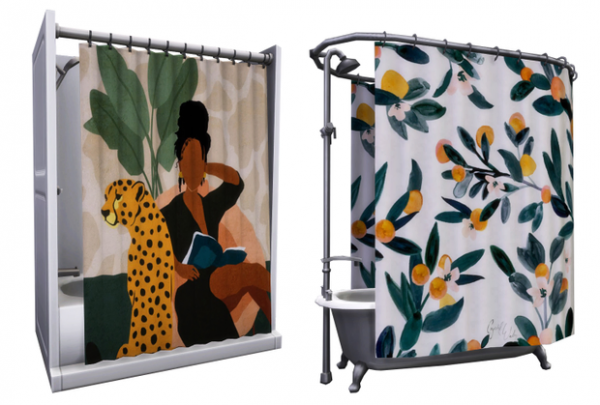 Maxis Match ShowerBath Combo Recolor by simsfinds - The Sims 4 Custom Content