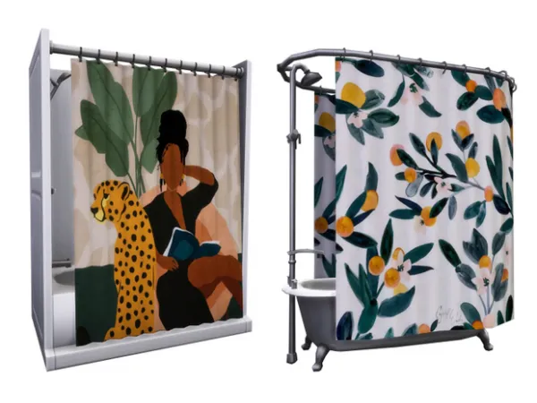 Maxis Match ShowerBath Combo Recolor by Sooky88 - The Sims 4 Custom Content