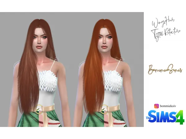 Alpha Wings Retexture - The Sims 4 Custom Content