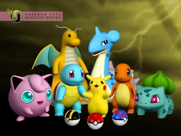 Alpha Pokémon Toys by simsfinds - The Sims 4 Custom Content