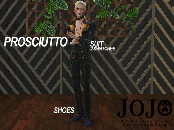 Alpha JJBA Set Prosciutto by drosims - The Sims 4 Custom Content
