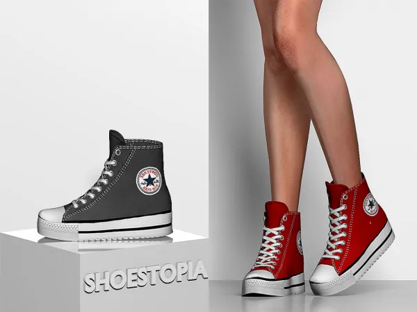 Maxis Match ALL STAR SHOES SHOESTOPIA - The Sims 4 Custom Content