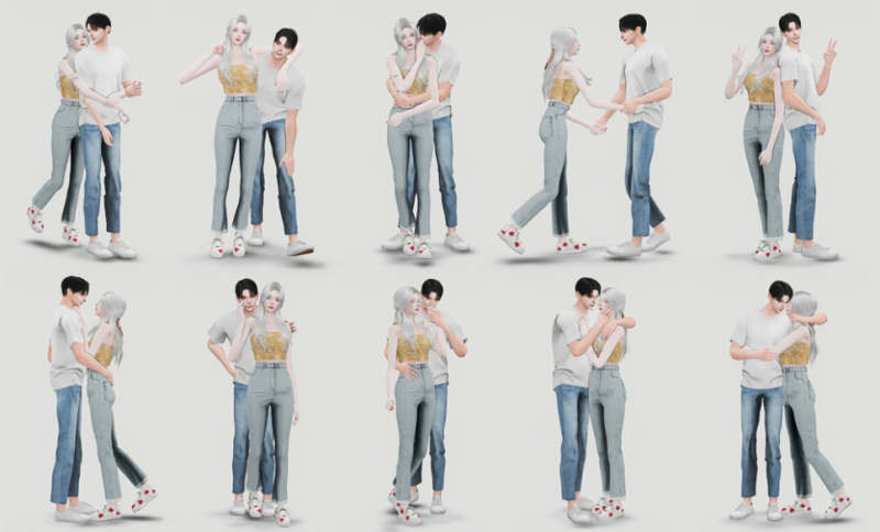 30+ Beautiful Wedding Poses For Your Sims