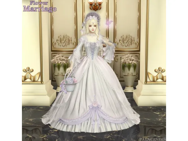 Alpha [PALACESIMS]Flower Marriage by Palacesims - The Sims 4 Custom Content