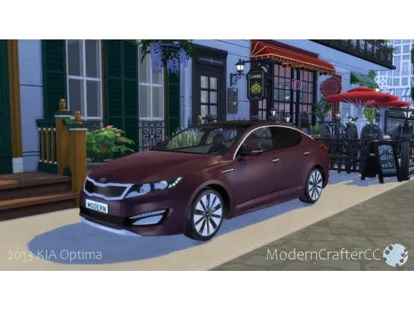 Maxis Match 2013 KIA Optima - The Sims 4 Custom Content