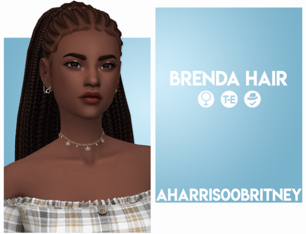 Maxis Match Brenda Hair by simsfinds - The Sims 4 Custom Content