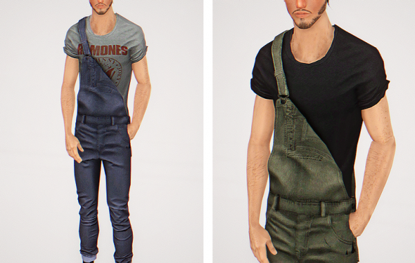 Overall Full Outfit (Darte77) by simsfinds - The Sims 3 Custom Content