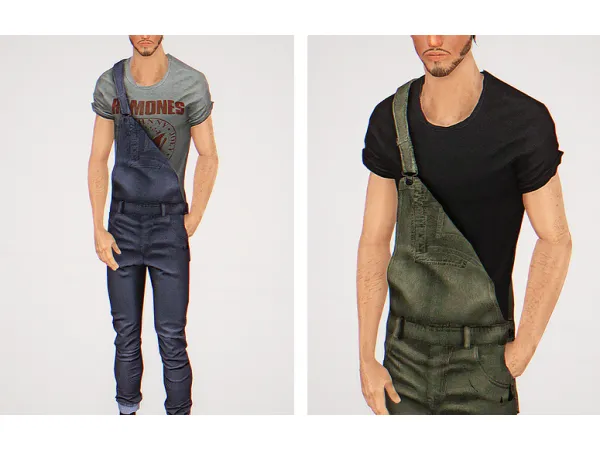 Overall Full Outfit (Darte77) - The Sims 3 Custom Content