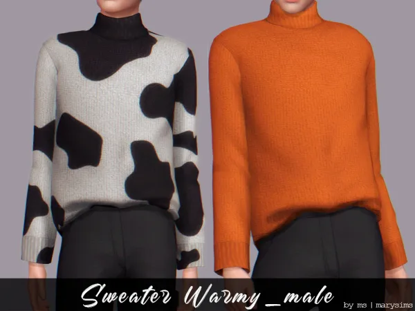 Maxis Match Sweater Warmy - The Sims 4 Custom Content