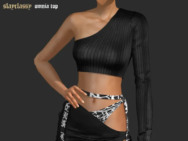 Alpha SC123 Omnia top - The Sims 4 Custom Content