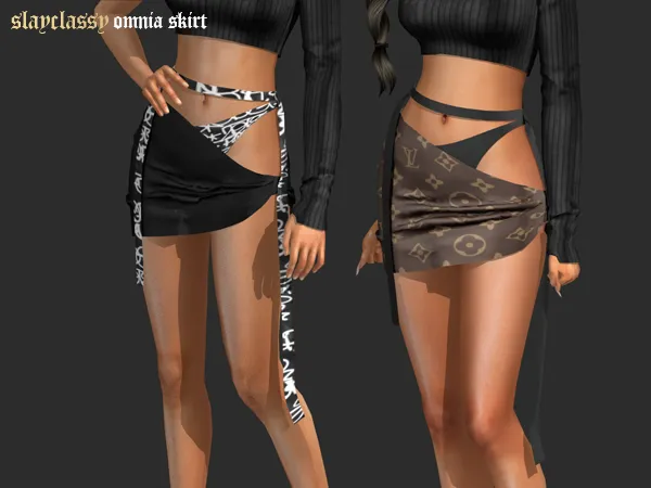 Alpha SC123 Omnia skirt - The Sims 4 Custom Content