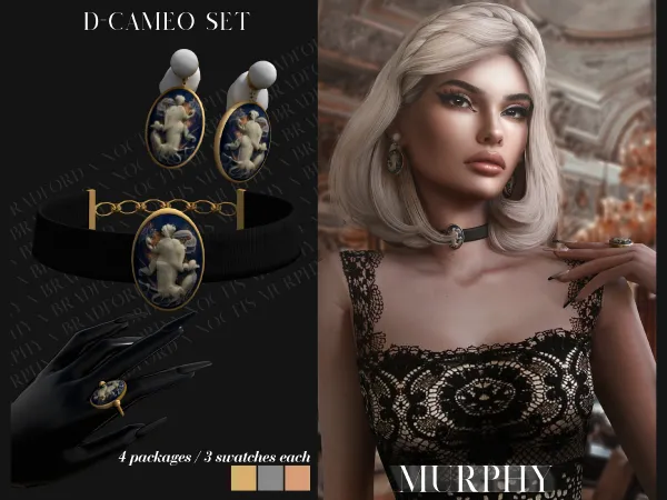 Alpha D Cameo Set - The Sims 4 Custom Content
