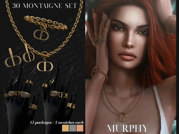 Alpha 30 Montaigne Set - The Sims 4 Custom Content