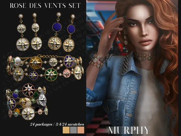 Alpha Rose des Vents Set by bradford - The Sims 4 Custom Content