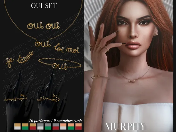 Alpha Oui Set - The Sims 4 Custom Content