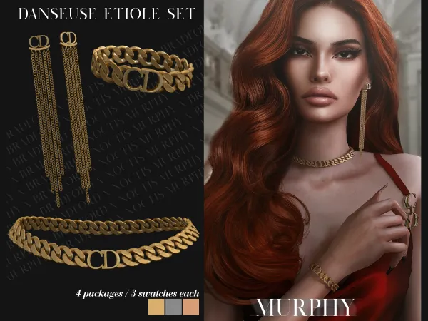 Alpha Danseuse Étoile Set by bradford - The Sims 4 Custom Content