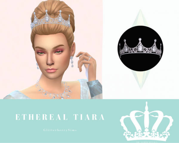 Mix Request Ethereal Tiara by simsfinds - The Sims 4 Custom Content