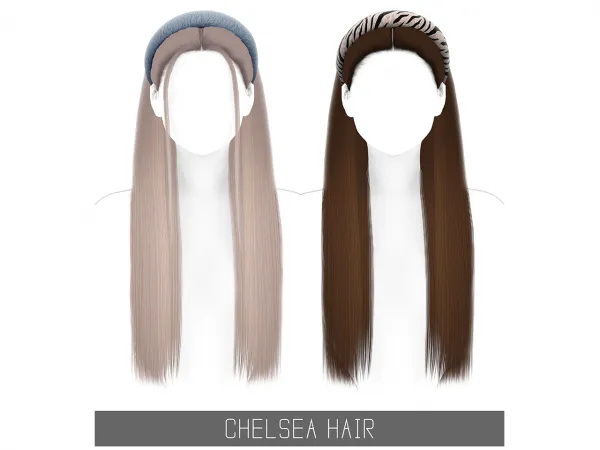 Alpha CHELSEA HAIR - The Sims 4 Custom Content