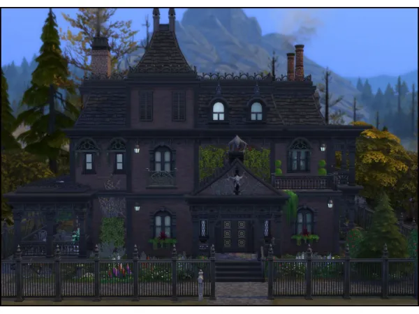 Maxis Match Fox Hollow Victorian Gothic (No ) by KirsiF - The Sims 4 Custom Content