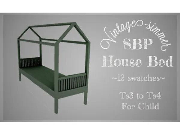 Mix SBP House Bed - The Sims 4 Custom Content