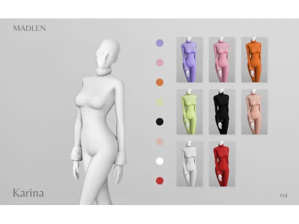 Maxis Match Madlen Karina Jumpsuit by Madlen - The Sims 4 Custom Content