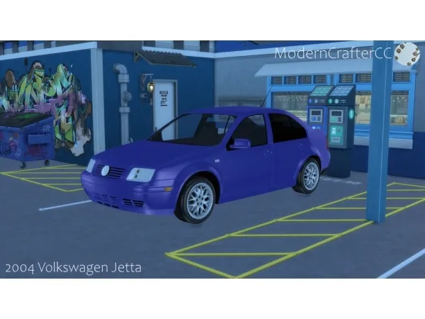 Maxis Match 2004 Volkswagen Jetta - The Sims 4 Custom Content