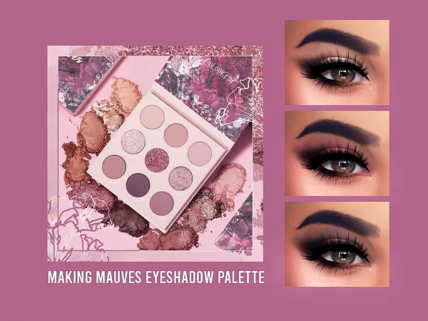 Alpha Making Mauves Eyeshadow Palette - The Sims 4 Custom Content