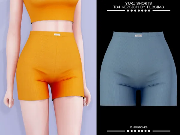 Alpha Yuri Shorts - The Sims 4 Custom Content