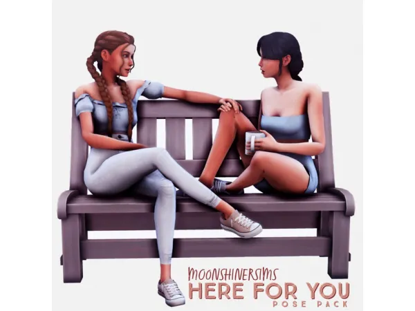 Mix Here For You Pose Pack by MoonShinerSims - The Sims 4 Custom Content