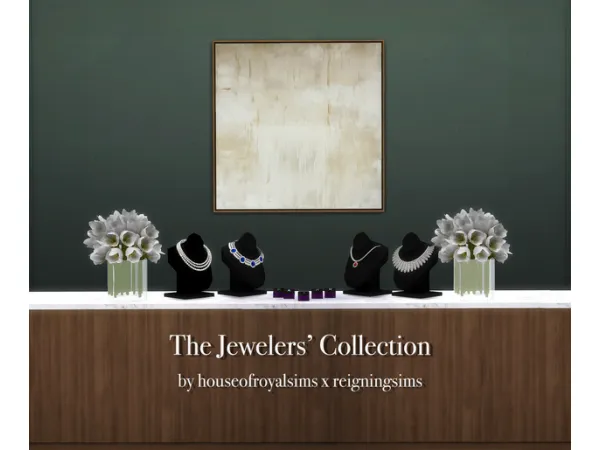 Maxis Match The Jewelers' Collection houseofroyalsims x reigningsims collab by HouseofRoyalSims - The Sims 4 Custom Content