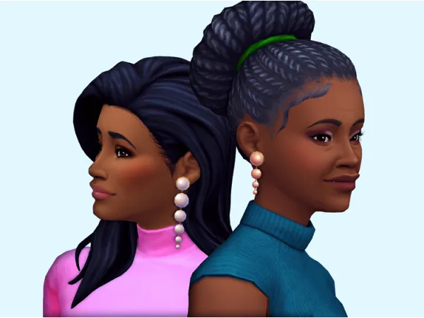 Maxis Match Pearls Pearls Pearls Earrings - The Sims 4 Custom Content