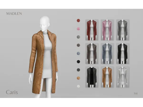 Maxis Match Madlen Caris Outfit by Madlen - The Sims 4 Custom Content