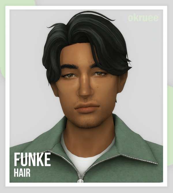 Maxis Match funke hair by simsfinds - The Sims 4 Custom Content
