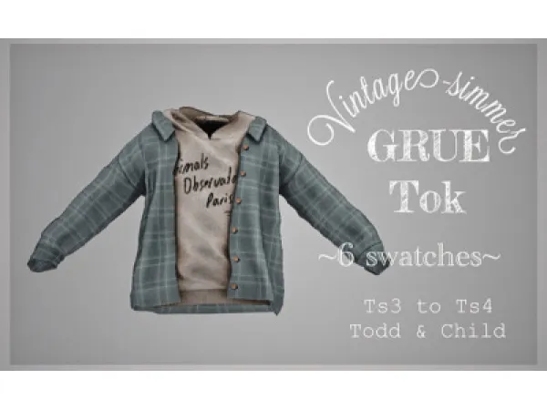 Alpha GRUE Tok - The Sims 4 Custom Content