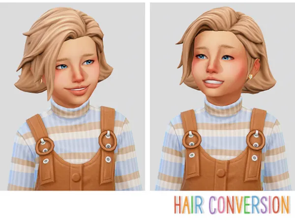 Maxis Match hair conversion by cupidily - The Sims 4 Custom Content