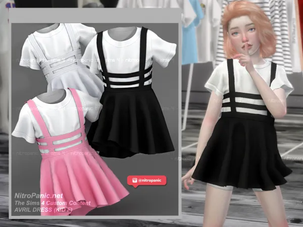 Mix Avril Outfit - The Sims 4 Custom Content