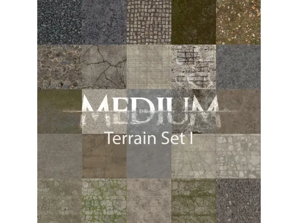 Maxis Match The Medium Terrain Set I - The Sims 4 Custom Content