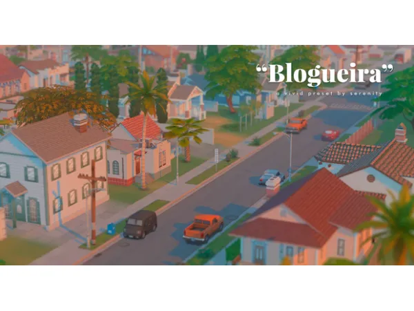 Mix Blogueira a reshade preset by Serenity - The Sims 4 Custom Content