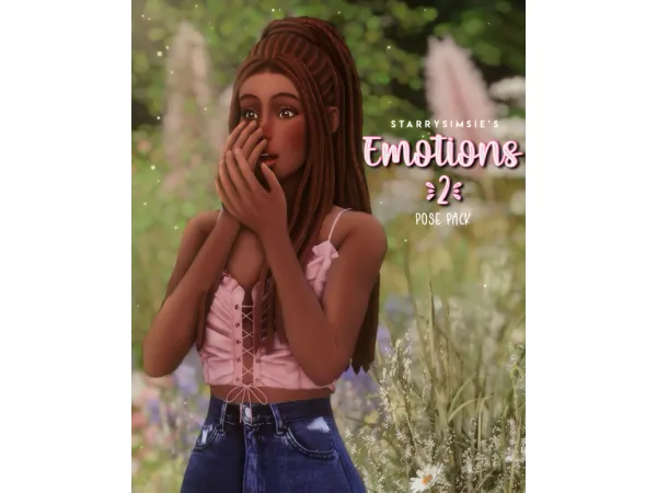 Maxis Match Emotions 2 Pose Pack by StarrySimsie - The Sims 4 Custom Content
