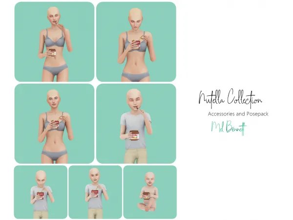 Mix Nutella Collection - The Sims 4 Custom Content