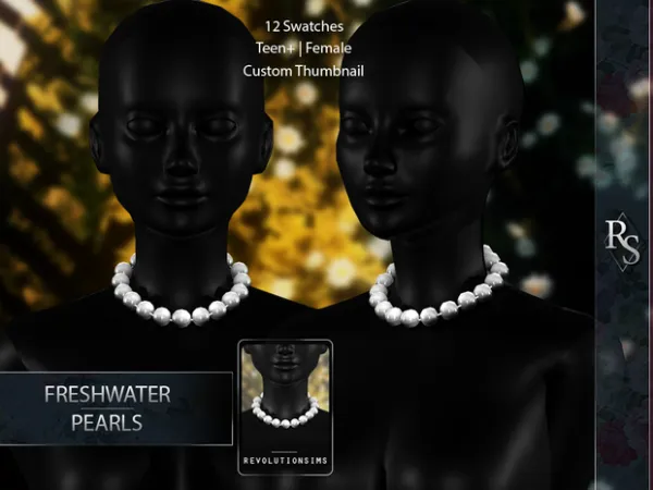 Alpha Freshwater Pearls by simsfinds - The Sims 4 Custom Content