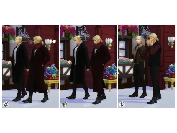 Maxis Match Partner pose 001 - The Sims 4 Custom Content
