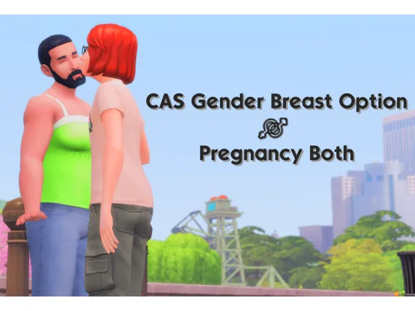 Maxis Match CAS Gender Breast Option Pregnancy Both by simsfinds - The Sims 4 Custom Content