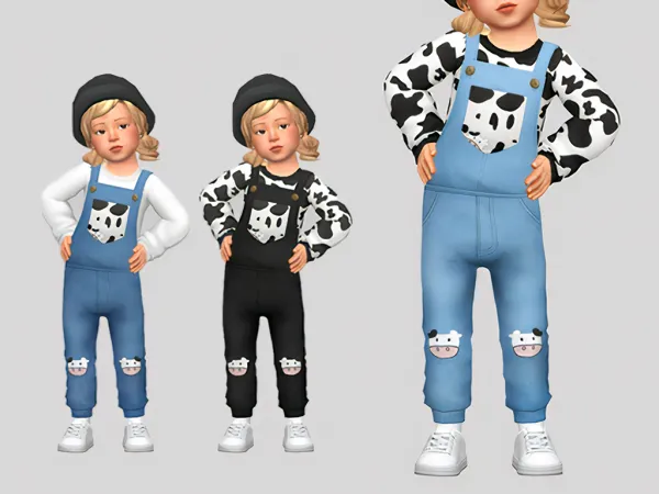 Maxis Match patch overalls by casteru - The Sims 4 Custom Content