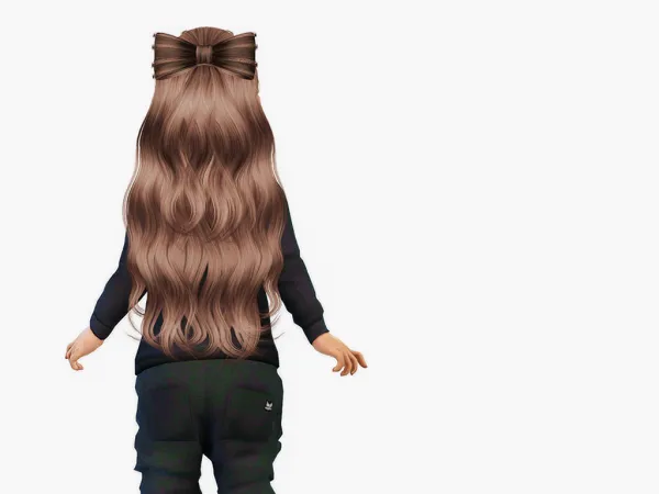 Alpha Ade Liza (Bow) Toddler Version - The Sims 4 Custom Content