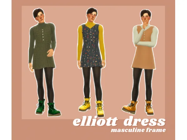 Maxis Match elliott dress by barbieaiden - The Sims 4 Custom Content