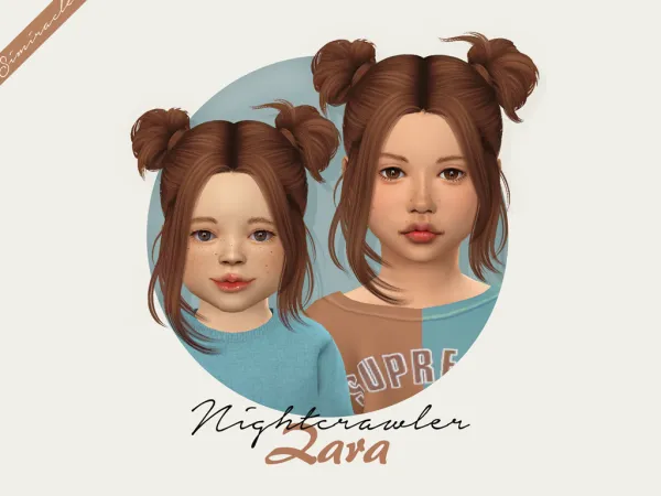Alpha Nightcrawler Zara Kids and Toddlers version by simiracle - The Sims 4 Custom Content