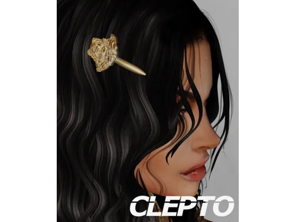 Alpha Versace Hair Pin Versace Pants by Clepto by Cléo - The Sims 4 Custom Content
